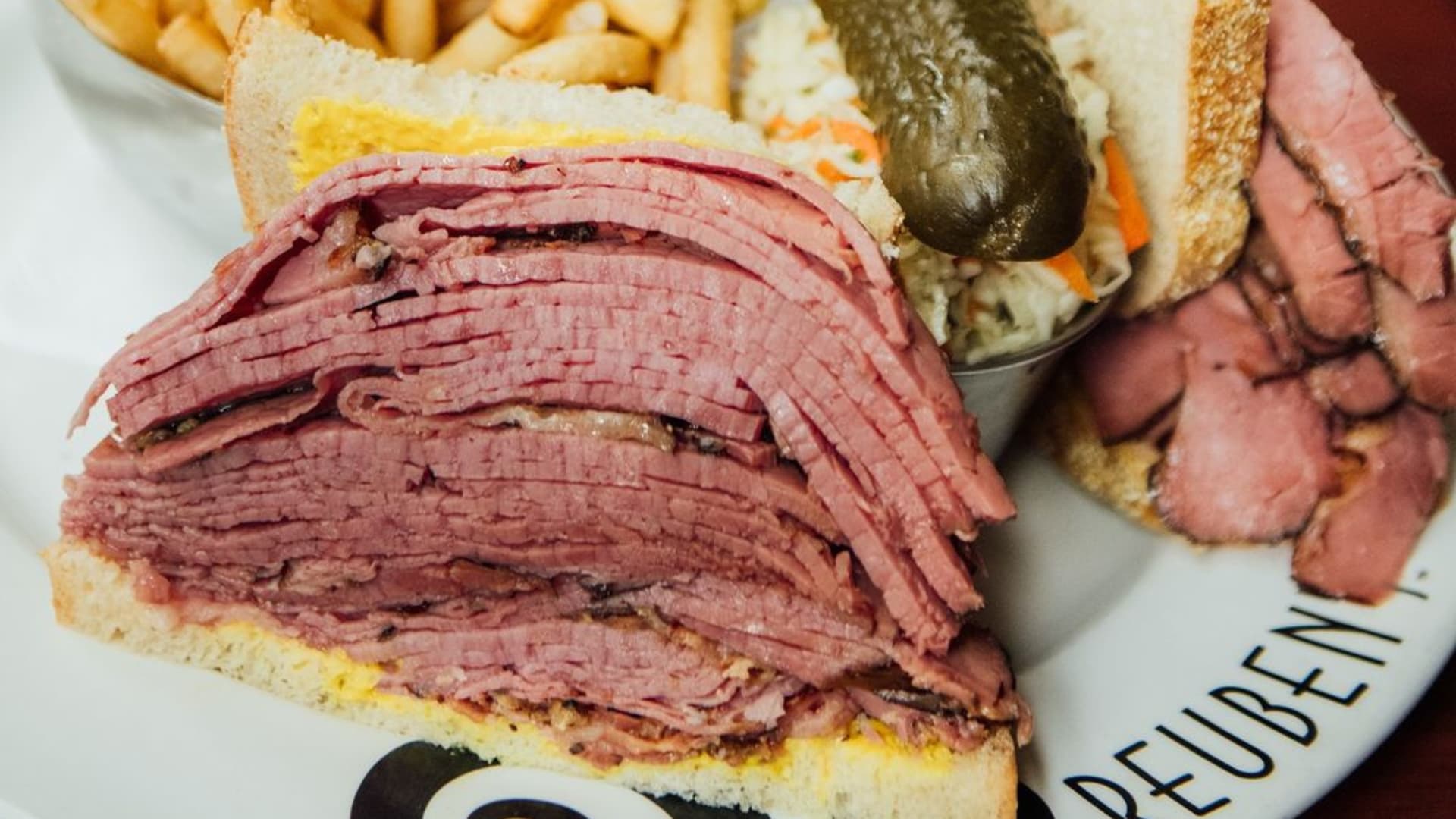 Le menu de Reubens, au centre-ville de Montréal