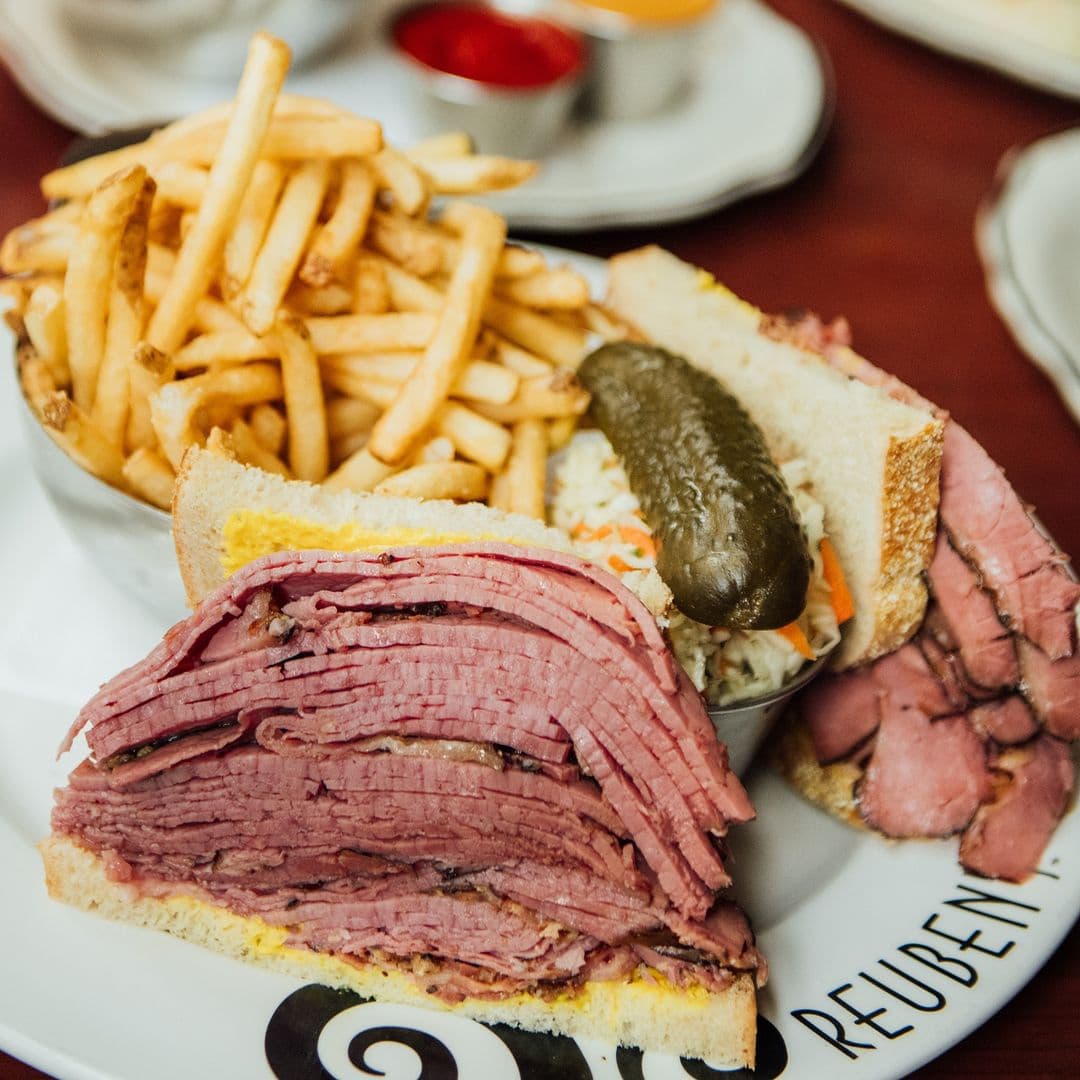 Le menu de Reubens, au centre-ville de Montréal