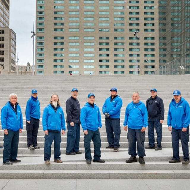 La Brigade propreté, à l'action au centre-ville de Montréal