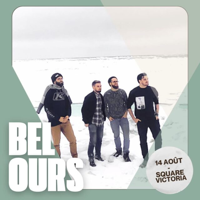 Bel Ours, concert gratuit au centre-ville de Montréal, 14 août 2024