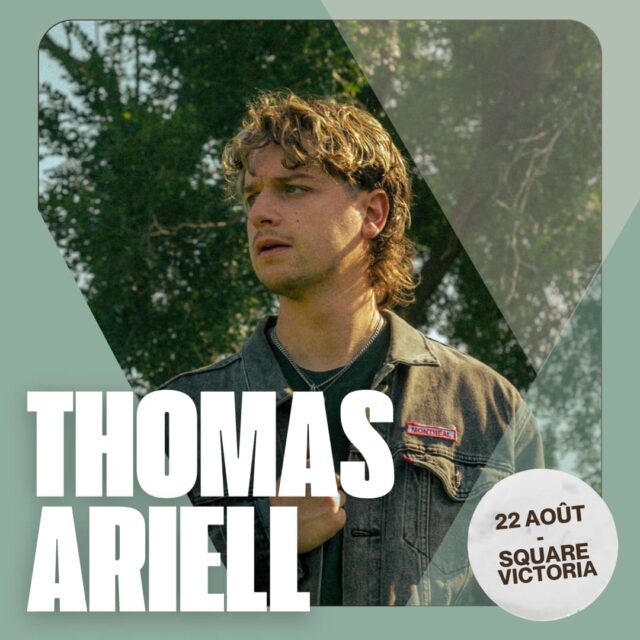 Thomas Ariell, concert gratuit au centre-ville de Montréal, 22 août 2024