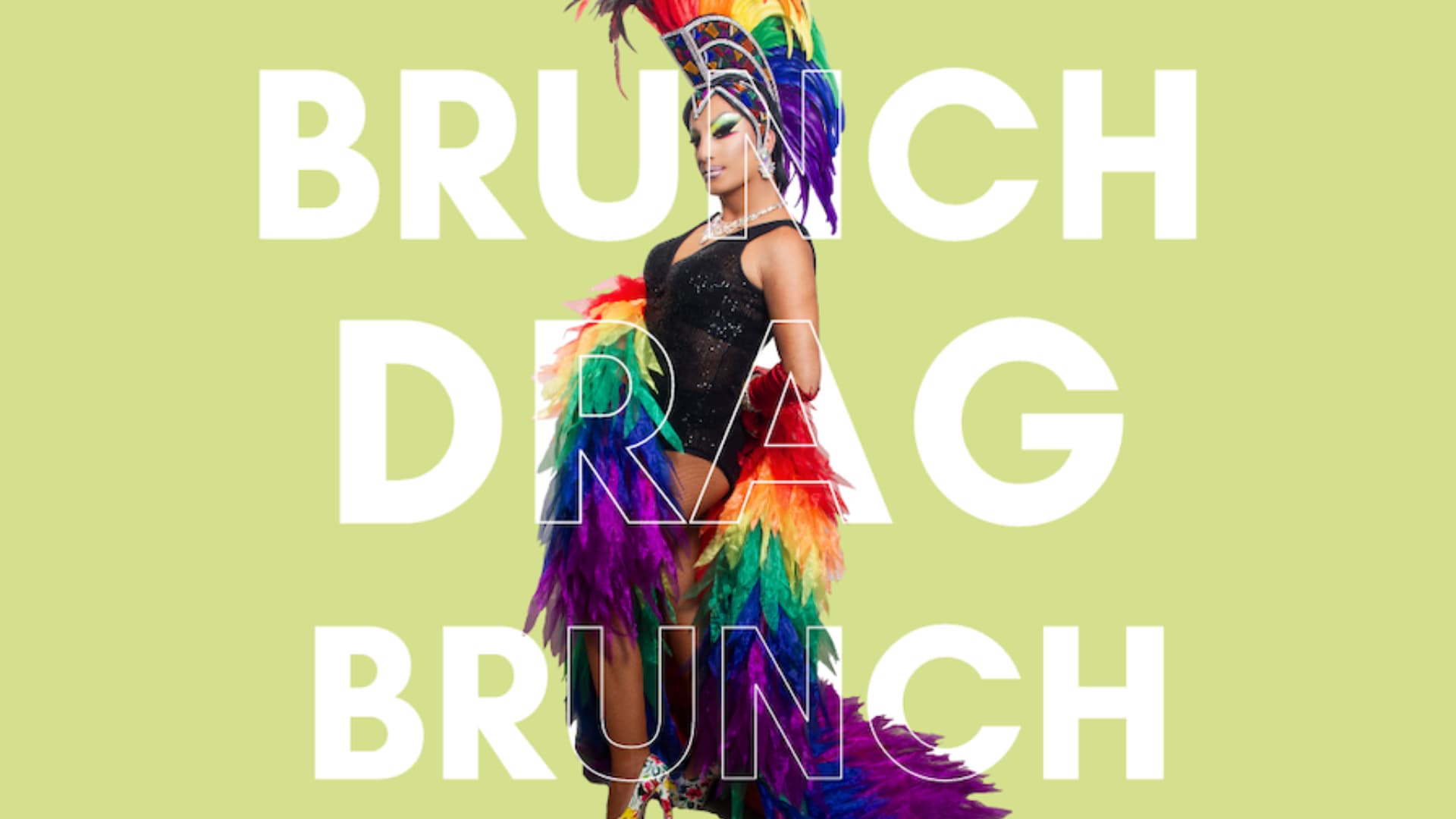 DragBrunch sur la terrasse Belvu au centre ville de Montréal