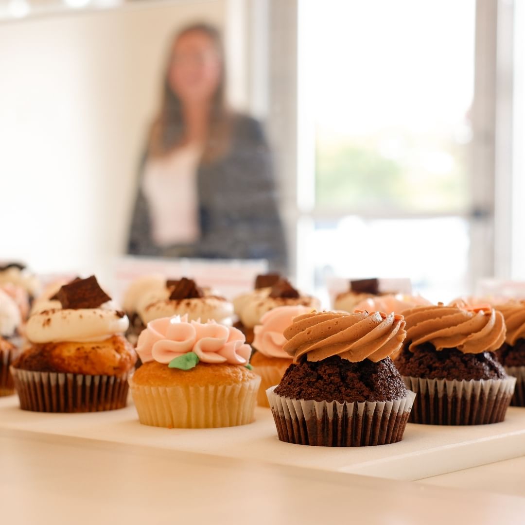 Cupcakes at Les Glaceurs, downtown Montreal.