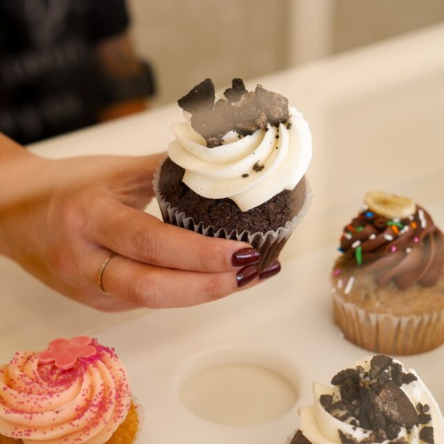 Cupcakes gourmands préparés chez Les Glaceurs à Montreal