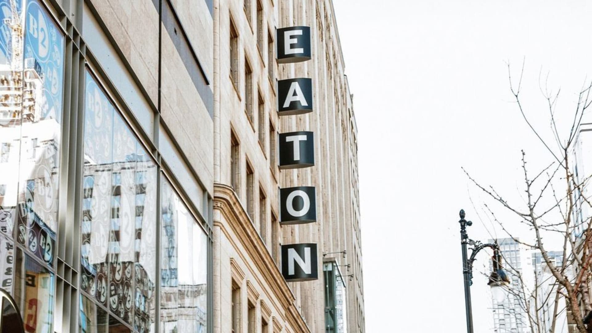 Le Centre Eaton de Montréal, au centre-ville