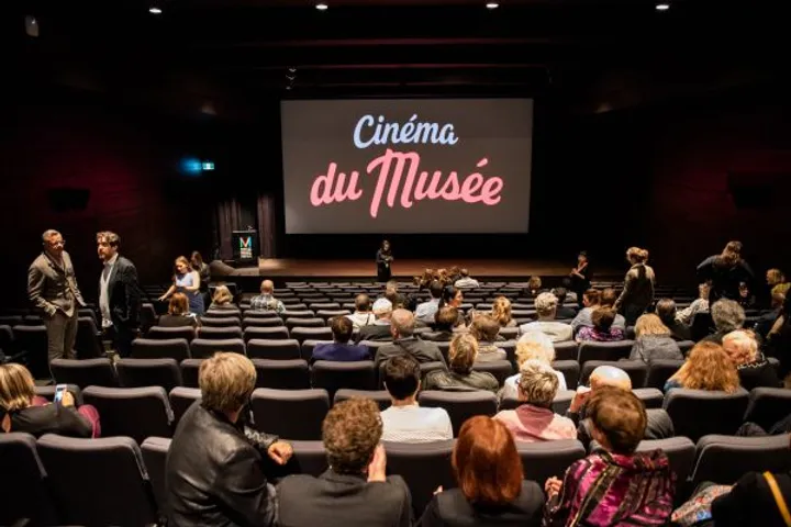 Audience in the Cinéma du Musée theater in Montreal.