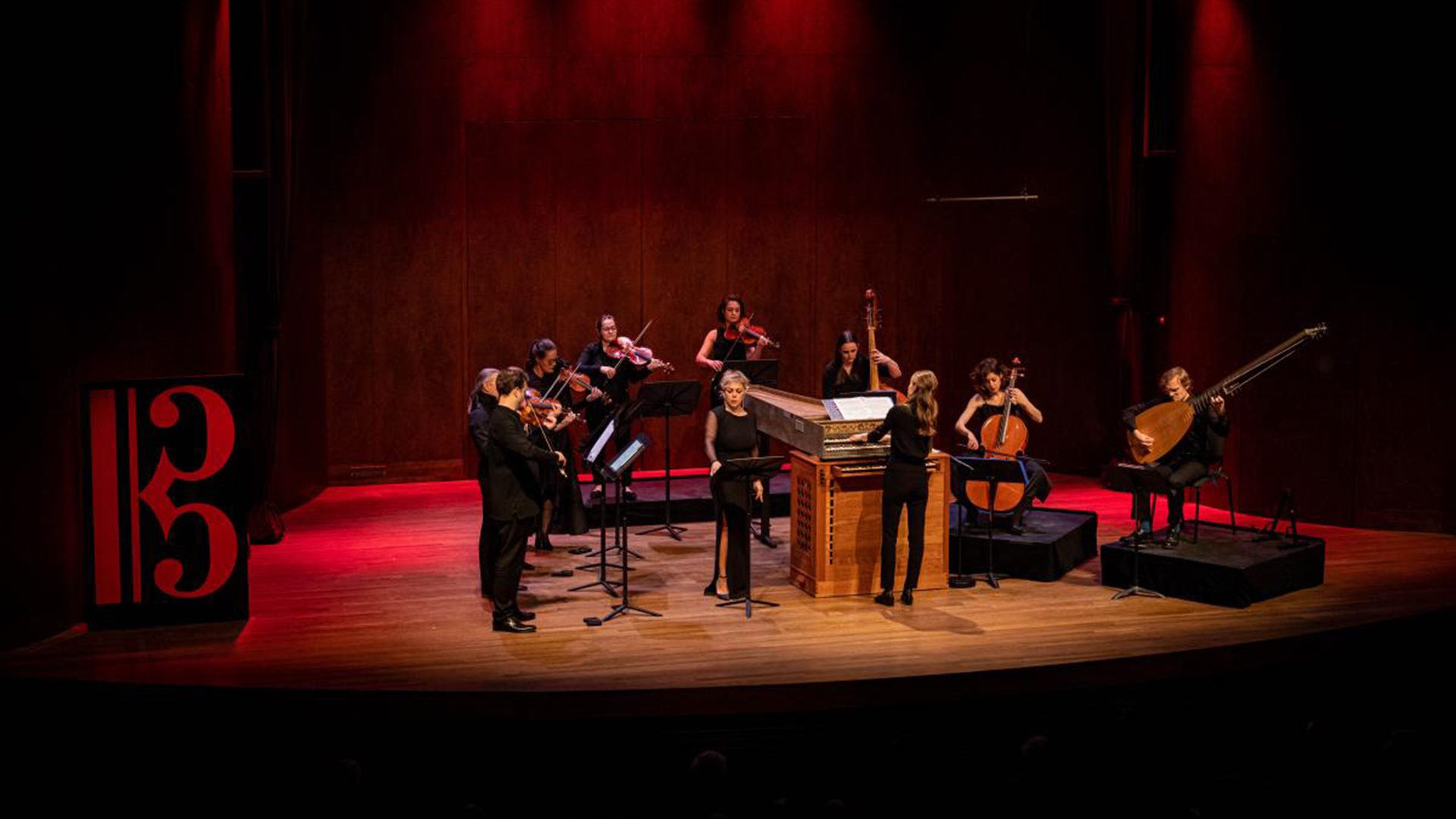 "Orchestre jouant lors d'un concert du Festival Bach Montréal.