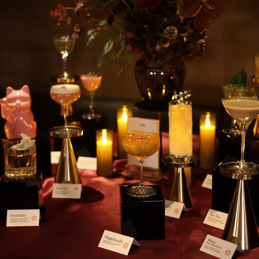 Sélection de cocktails de Hiba