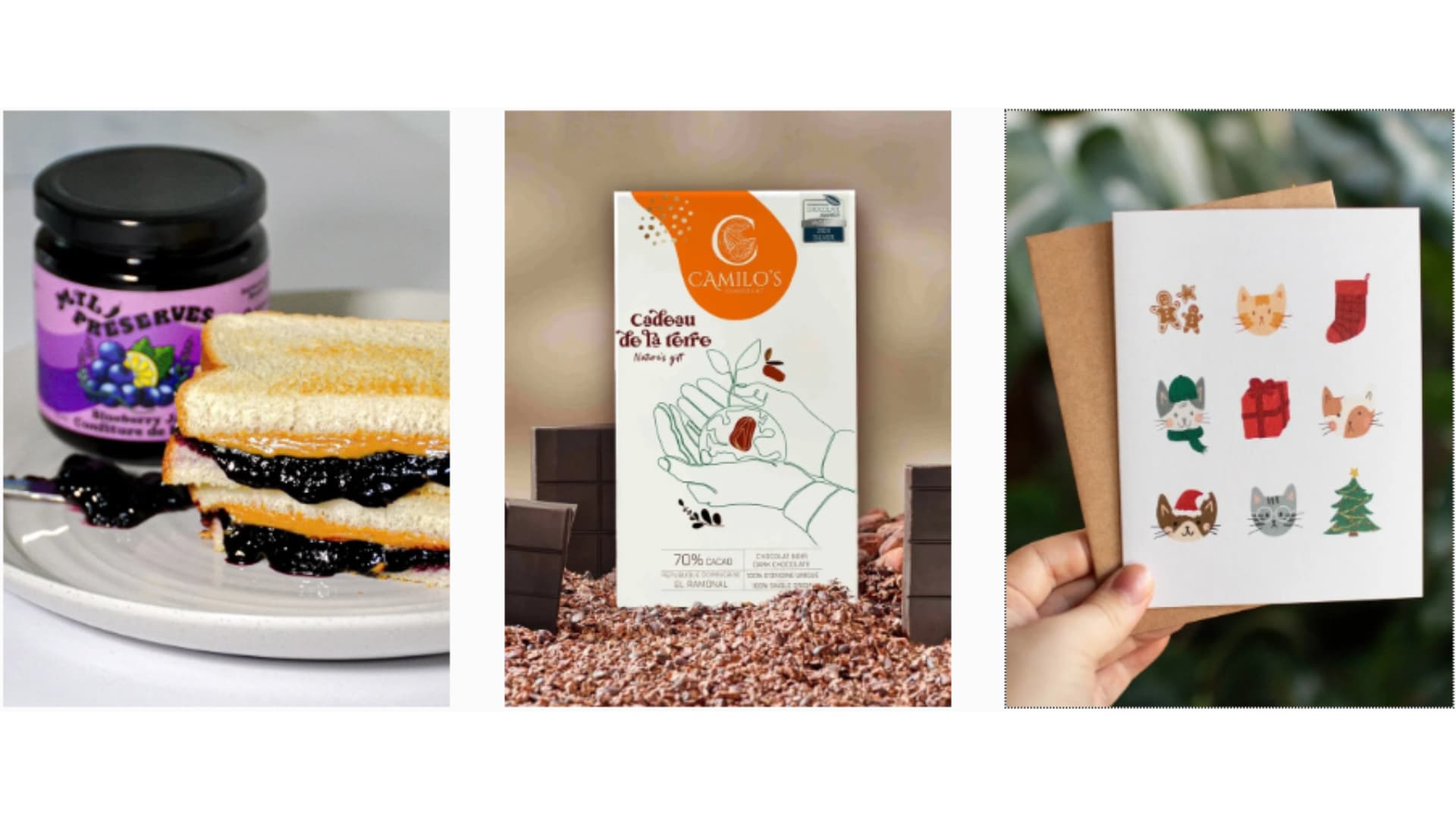 exposants du marché des fêtes au Time Out Market Montréal