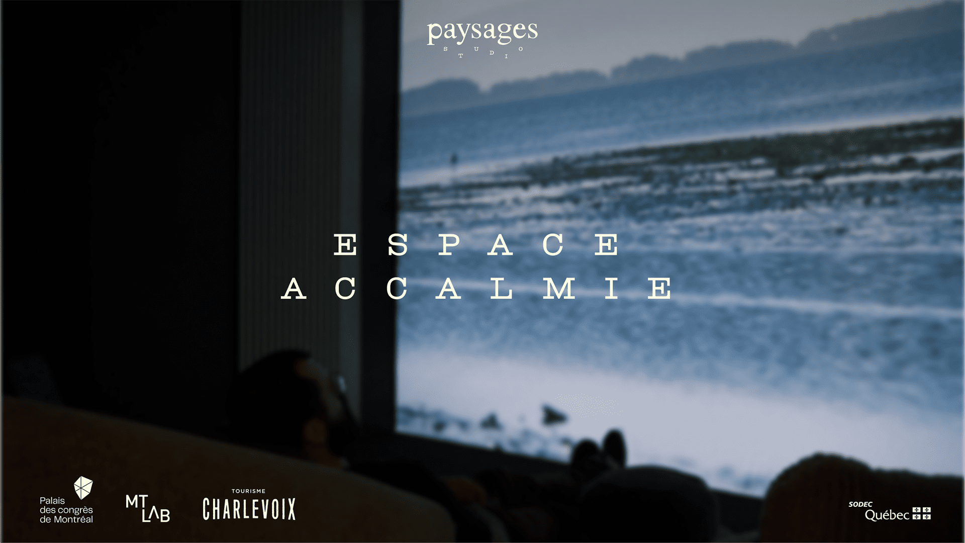 Espace Accalmie au Palais des congrès (installation immersive)